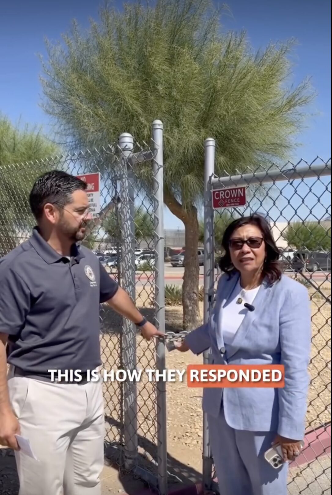 Congressman Ruiz stopped from doing his job.